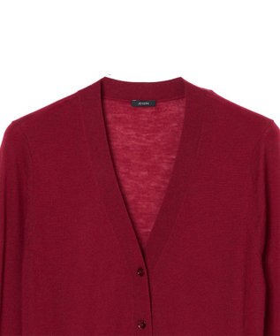 JOSEPH 【洗える】キャッシュエアー　ニットカーディガン Ruby