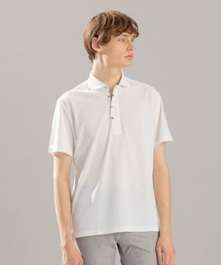JOSEPH HOMME アイスコットンカノコ  ポロ ホワイト系