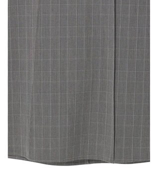 Green Parks きれいシルエットチェック裾フレアスカート Glen Check