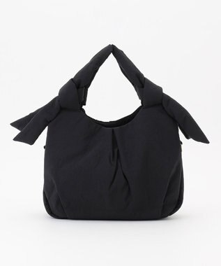 LA BAGAGERIE 【maison vert】 【撥水】リボンフワフワ２WAYトート ブラック