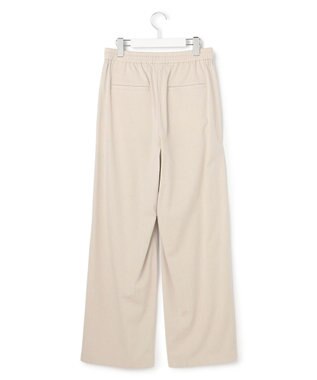 23区 【先行予約】ナチュラルスラブストレッチ ワイドパンツ ベージュ系