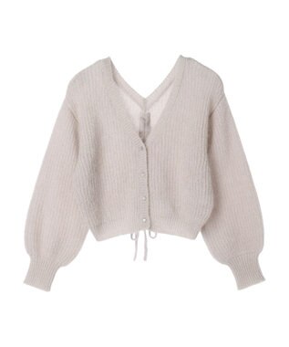 earth music&ecology ねこ毛ライク２ｗａｙボレロ Light Gray