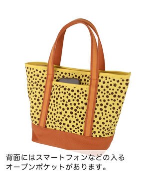 tsumori chisato CARRY コットンポルカドット ハンドバッグ Mサイズ イエロー