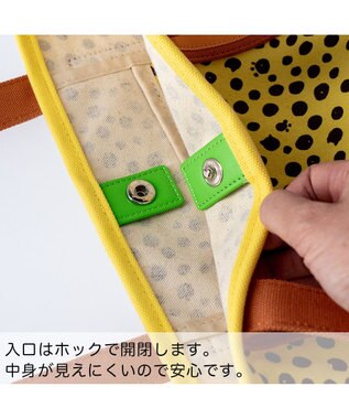 tsumori chisato CARRY コットンポルカドット ハンドバッグ Mサイズ イエロー