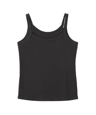 Green Parks 【適ON】レイヤードタンクトップ Black