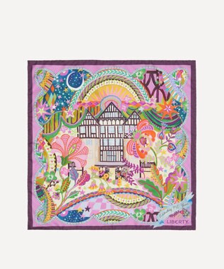 LIBERTY. リバティ ステージ 45x45 シルクスカーフ マルチカラー
