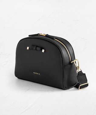 TOCCA LUNAE LEATHER MINIBAG ショルダーバッグ ブラック系