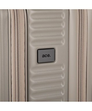 ACE BAGS & LUGGAGE ace. サルートン フロントオープンスーツケース 機内持ち込み Sサイズ 34～40L 05361 グレージュ