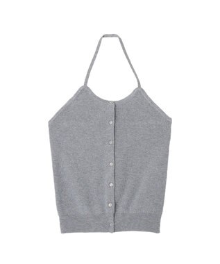 CRAFT STANDARD BOUTIQUE ホルターネックニットベスト Gray Mixture