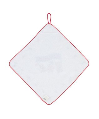 MIKI HOUSE HOT BISCUITS 【ミキハウス】 ミキハウスベア ループつきタオル 赤