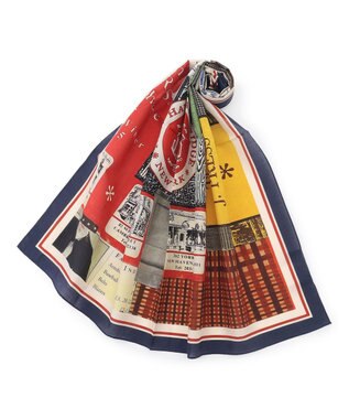 J.PRESS MEN 【WEB・一部店舗限定】Scarf with the history of J.PRESS ホワイト系5