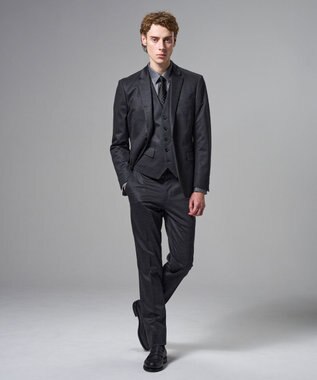 JOSEPH HOMME スプリングウールジャージー   ジレ グレー系