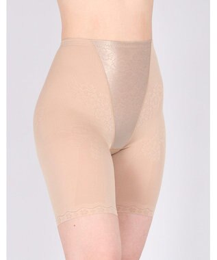 Wing ガードル 【キュッとアップパンツ】 ヒップをまるくメリハリあるラインに ラクにおなか押さえ ロング丈 KQ0745 ウイング／ワコール ブラック