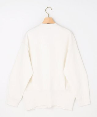 組曲 スウェットニット カーディガン ホワイト系
