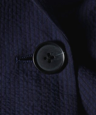 Paul Smith ストライプ シアサッカー ダブルブレスト ジャケット ネイビー