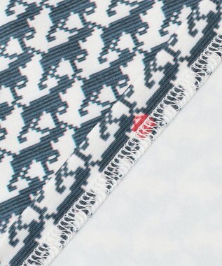 23区GOLF 【WOMEN】【吸水速乾/UVカット】ハンタードッグ柄シャツ ホワイト系5