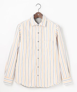 JOSEPH ABBOUD 【キングサイズ・2WAY】 リバーシブルシャツ ライトグレー系