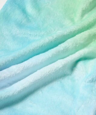 OP／FILA 【FILA】タイダイ柄マイクロフリース巻きタオル サックス