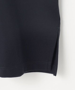 ANY SIS 【接触冷感・UVカット・洗える】ハイストレッチスムースタックスリーブ カットソー ネイビー