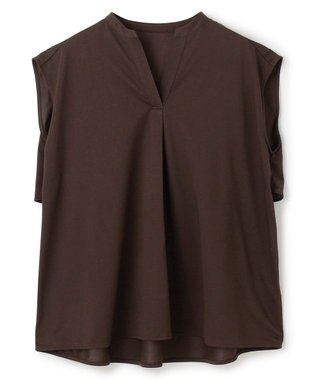 UNFILO ヒートシールドジャージー キーネック レイヤーT ブラウン