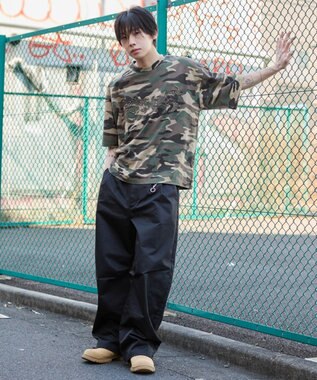 WEGO 【ユニセックス着用ITEM/MLサイズ展開】ブリーチダメージアップリケT（SS） 柄1