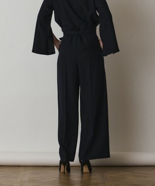 GRACE CONTINENTAL ハイウエストワイドパンツ ネイビー