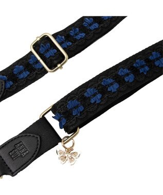 ANNA SUI デュオ ショルダーベルト ブルー