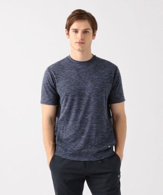 JOSEPH ABBOUD MOUNTAIN ランダムスラブリップル Tシャツ ネイビー系