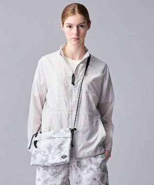 JOSEPH ABBOUD MOUNTAIN 【軽量/ECO撥水/ポケッタブル】ナイロンフライリップ ブルゾン ライトグレー系