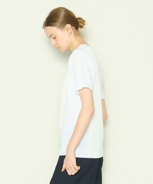 JOSEPH 【洗える】リネンコットン　ニットTEE Ivory