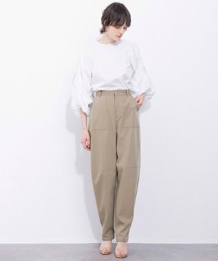 NAVE 【Nave・セットアップ可/洗える/撥水】スパンツイル パンツ カーキ系