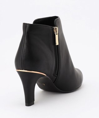 ANY SIS 【美人百花11月号掲載】ミドルフェミニン ショートブーツ ブラック