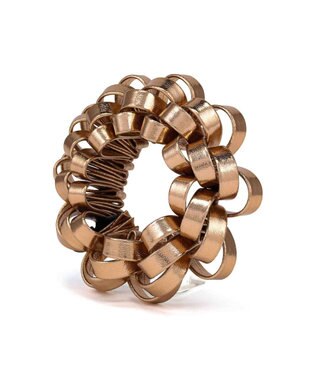 ACCA ループシュシュ ローズゴールド