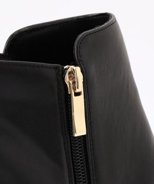 ANY SIS 【美人百花11月号掲載】ミドルフェミニン ショートブーツ ブラック