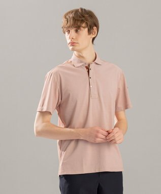 JOSEPH HOMME アイスコットンカノコ  ポロ オレンジ系