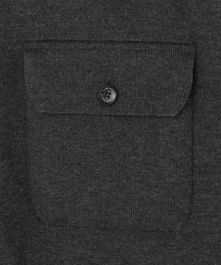 JOSEPH ABBOUD 【チクチクしない/イージーケア/3シーズン対応/サスティナブル】SNOWY  シャツカーディガン グレー系
