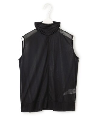 ICB L 【WEB＆一部店舗限定】SheerSerika ハイネックプルオーバー ブラック系