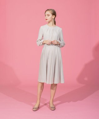 TOCCA 【洗える！】SYMPHONY ドレス ベージュ系