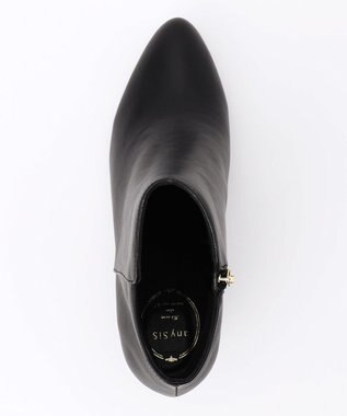 ANY SIS 【美人百花11月号掲載】ミドルフェミニン ショートブーツ ブラック