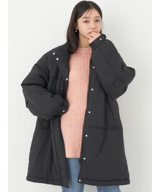 earth music&ecology モンスターコート Black