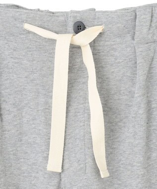 J.PRESS YORK STREET 【UNISEX】裏毛ワイドスウェットパンツ ライトグレー系