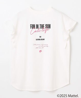 ANY 【Barbie(TM)】フリルTシャツ ホワイト