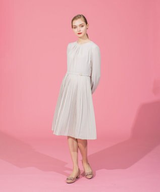 TOCCA 【洗える！】SYMPHONY ドレス ベージュ系