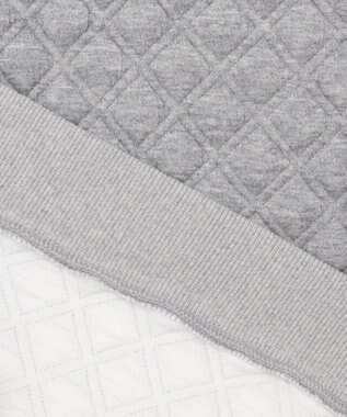 組曲 KIDS 【150-160㎝】ダイヤキルト ワンピース グレー系