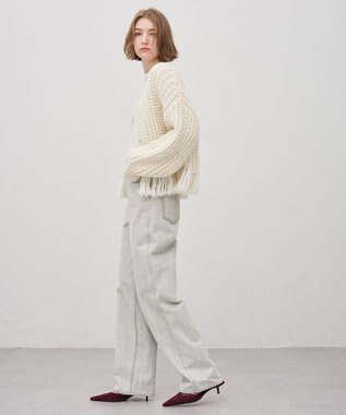 uncrave ハンドニット カーディガン オフ