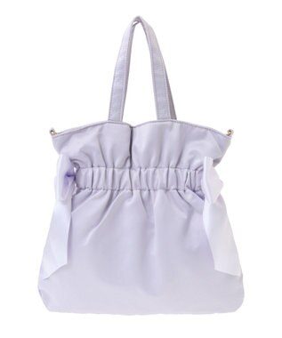 Maison de FLEUR ダブルリボン2Wayトートバッグ Lilac