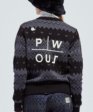 PW CIRCULUS 【手洗い可】【WOMEN】フェアアイルニット ブラック系5