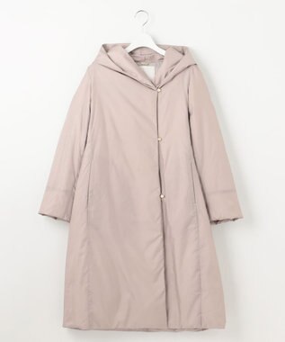 自由区 S ADSシャンブレータフタ ダウンコート ライトグレー系