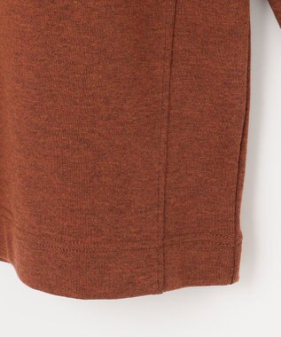 JOSEPH ABBOUD 【オーガニックコットン】ヴィンテージインレー ハイネックZIP オレンジ系