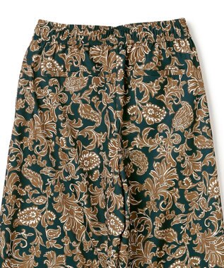 UNFILO 【ウエストゴム】プリント イージーパンツ ペイズリー